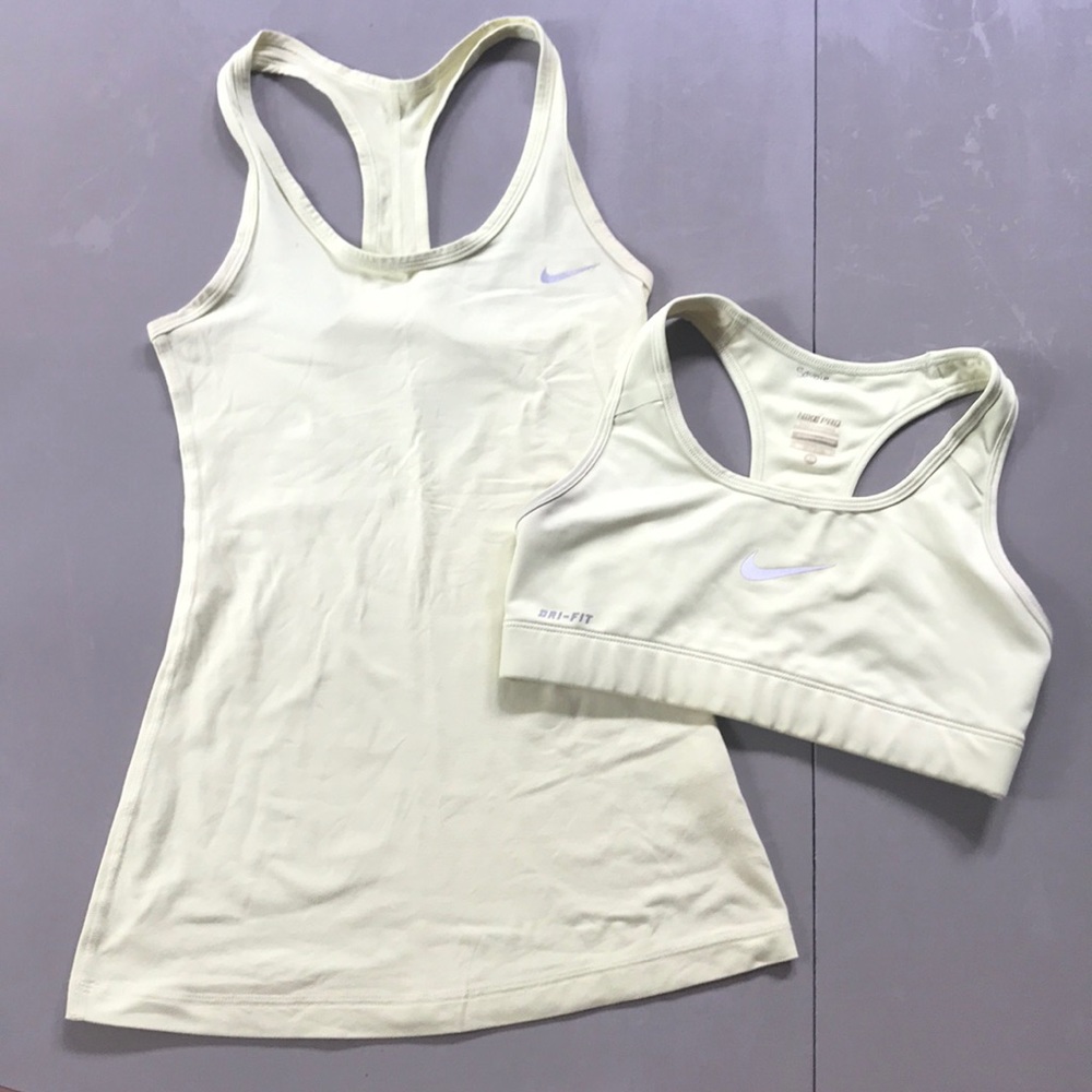 Nike tank and sport bra Sz xsmall